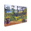 Trademark Fine Art David Lloyd Glover 'Ocean Lagoon Garden' Canvas Art, 35x47 DLG0332-C3547GG